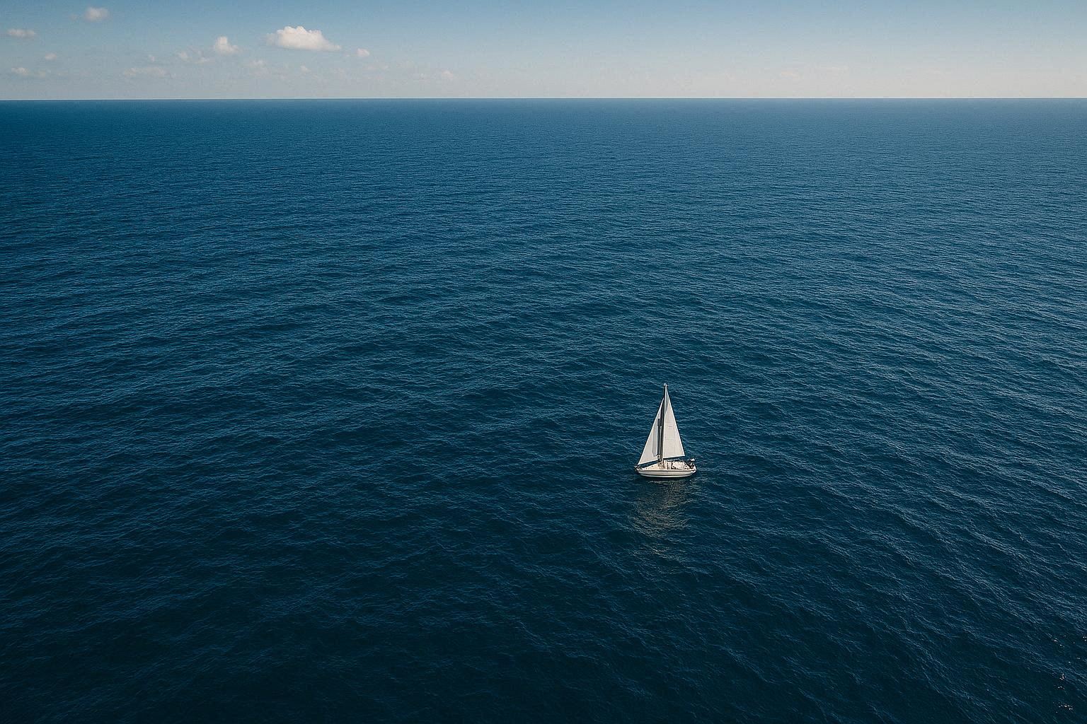 segelboot allein